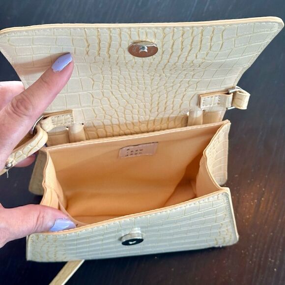 A New Day faux leather, mini satchel. - Picture 4 of 6